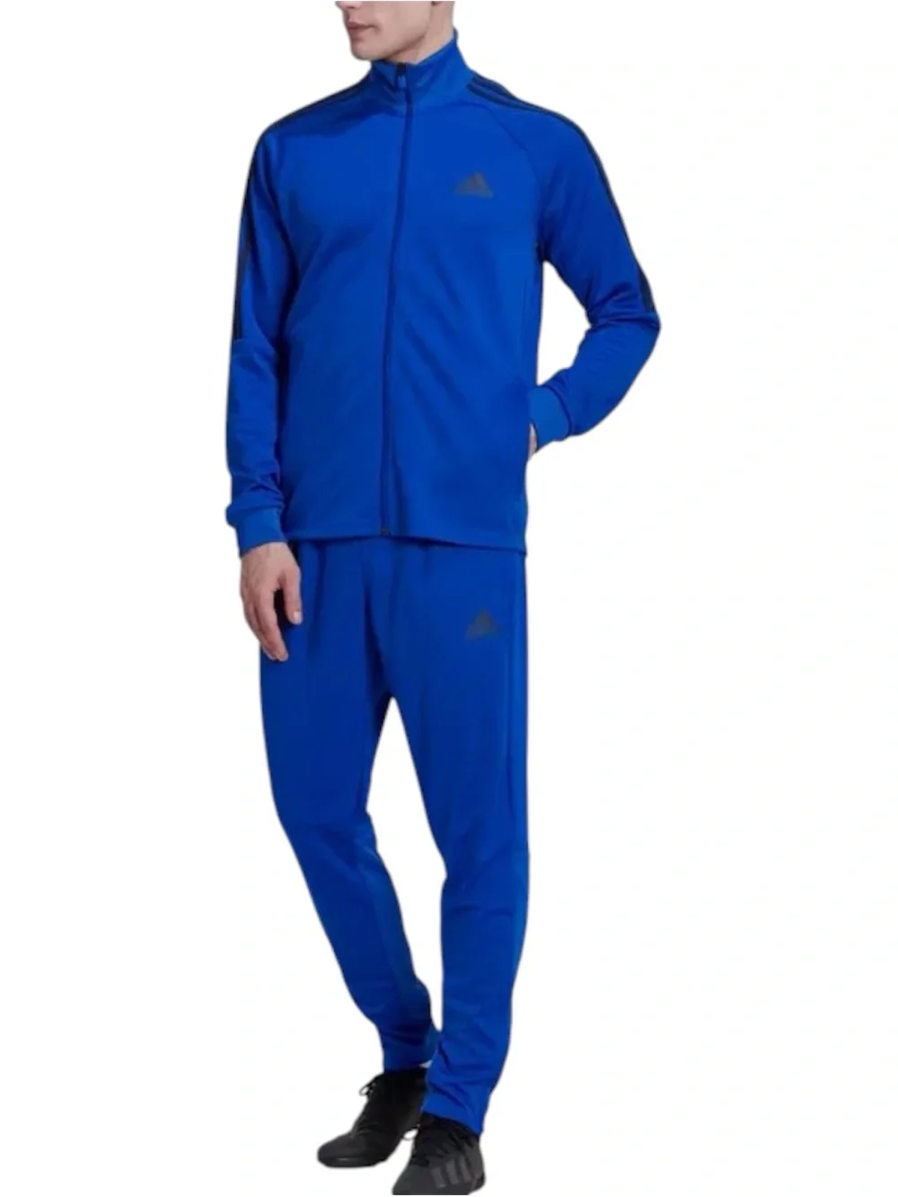 NWT adidas AEROREADY Sereno Cut 3-Stripes Track Suit Blue Men’s Medium